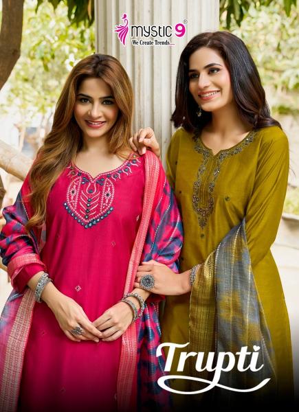 Mystic9 trupti vol 1 straight kurtis wholesale